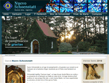 Tablet Screenshot of nuevoschoenstatt.org.ar
